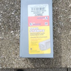 Hanson 3/8" Steel Stamp Kit
