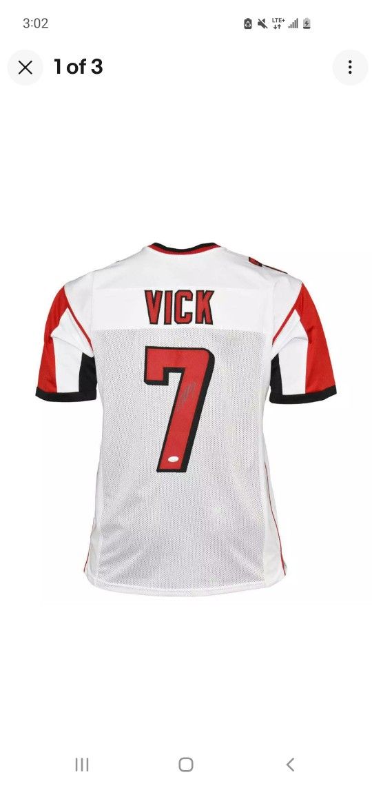 Atlanta Falcons Mike Vick Signed Jersey