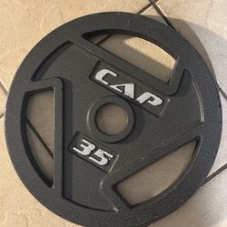 🏋️‍♂️ CAP 35 LB Weight Plate – Heavy Duty – Standard 1” Hole $35 firm 💪