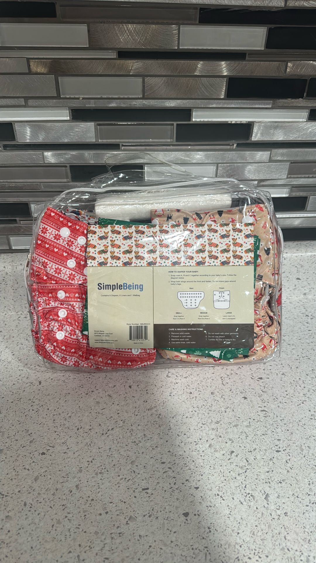 Simple Being Reusable Cloth Diapers Christmas