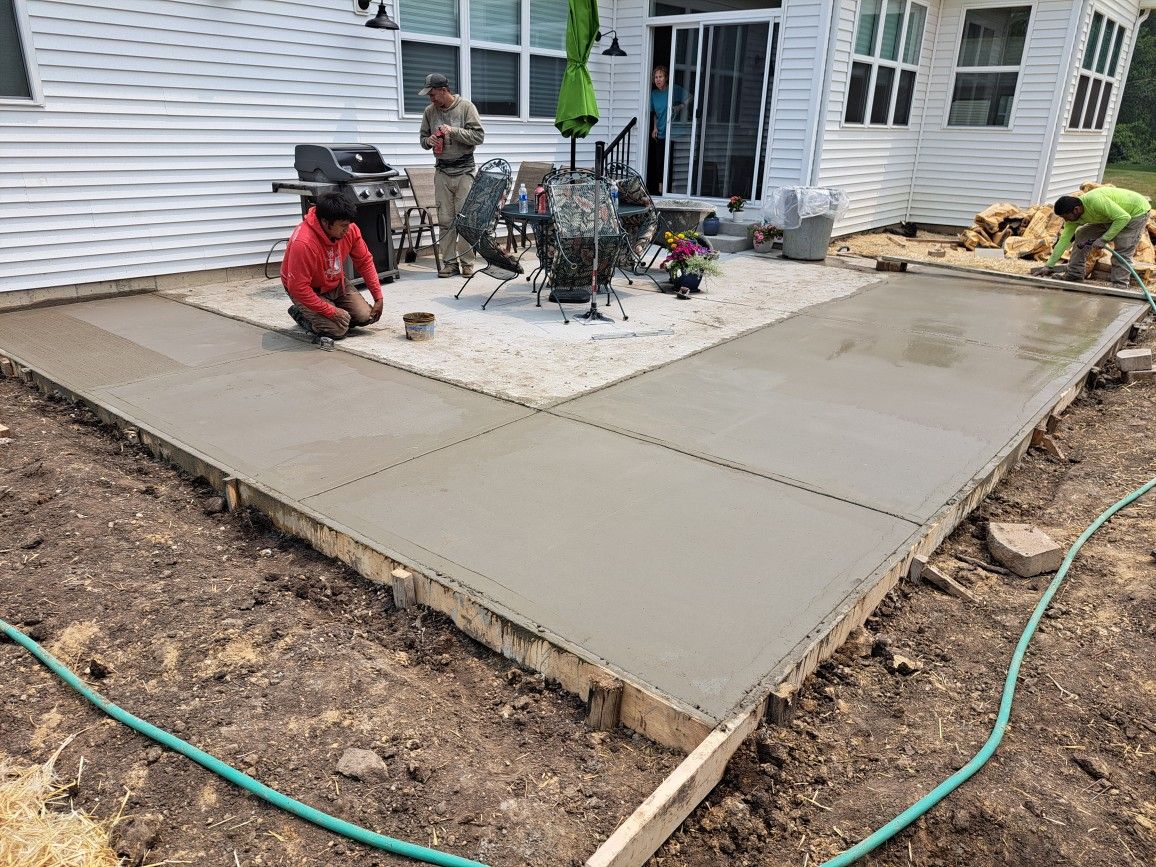 Patios Concrete & Pavers.