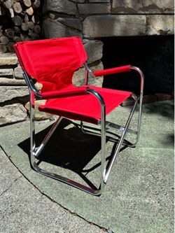 New canvas chairs for camping, boating outdoors