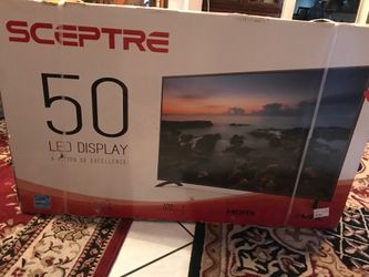 50’ flat screen