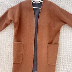 Vince Double Side Oversized Wool Jacket In Size XS