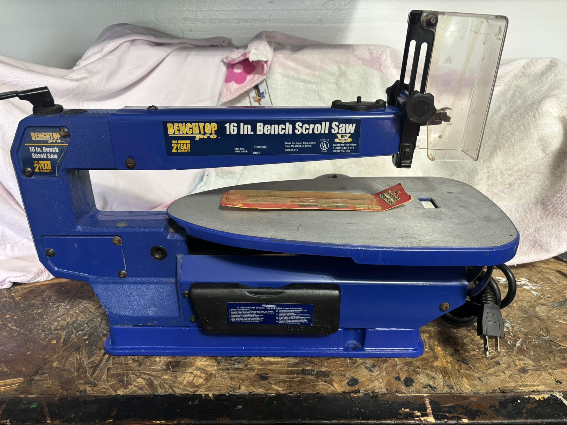 16” Scroll Saw