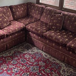 custom made couch   L couch 116x91 and H 36” W 36”