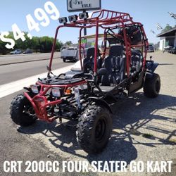 Crt go kart adult 4-seater $4,499!! cash price plus taxes and fees
