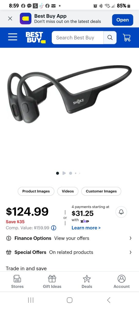 Shoks Open Run Pro Headphones