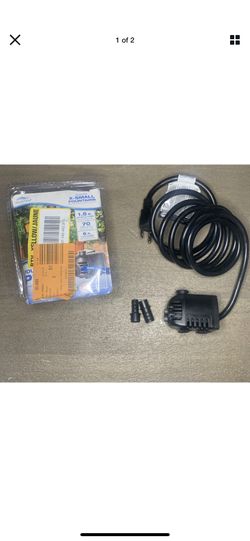Total Pond MD11060 Fountain Pump 70 GPH Pumping Capacity Outdoor Backyard