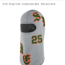 Supreme Balaclava Old English SS25