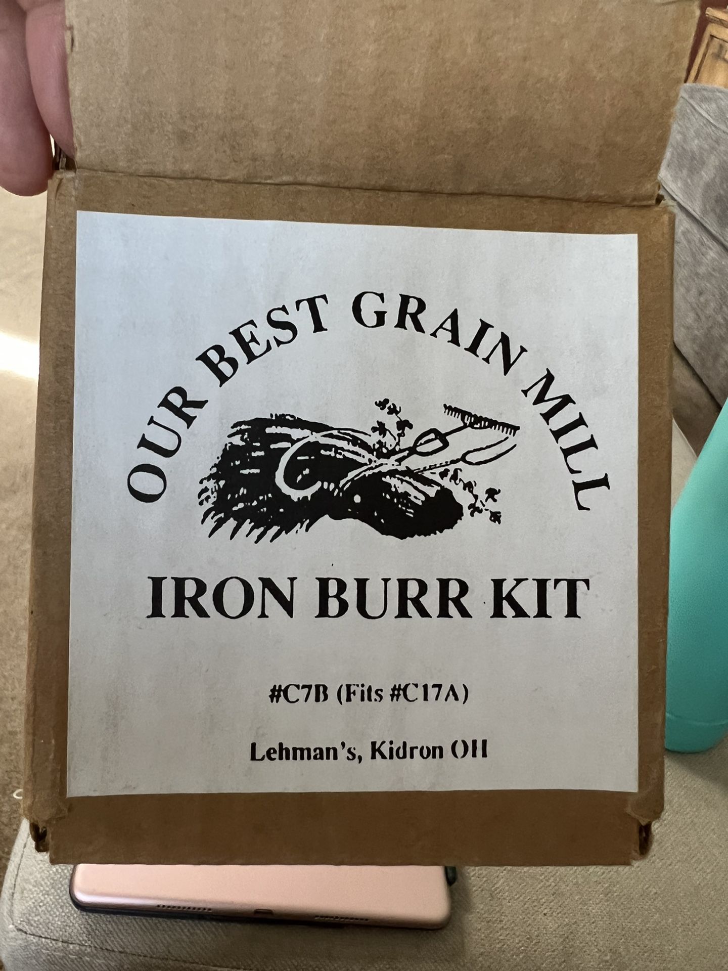 Iron Burr Kit for Lehman’s “Our Best Grain Mill”