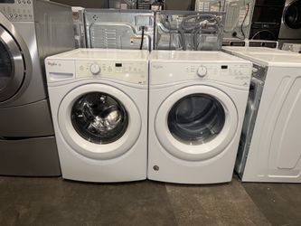 WHIRLPOOL XL CAPACITY WASHER DRYER ELECTRIC SET FREE DELIVERY