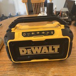 Like New Dewalt Bluetooth Speaker Works Perfectly Only Needs The Battery