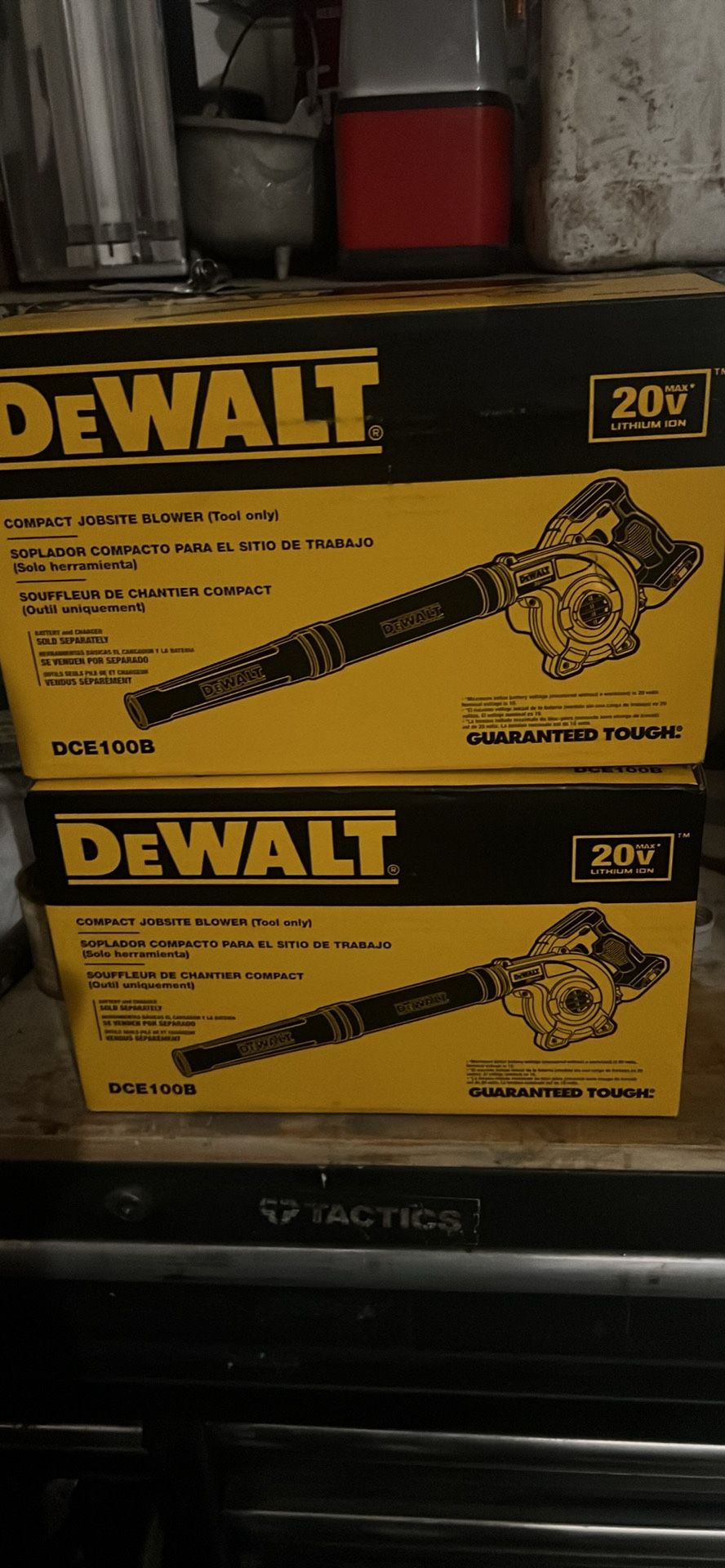 NEW DeWalt 20 V max Compact Job site Blower (x2)
