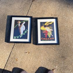 Two fully framed and matted prints
