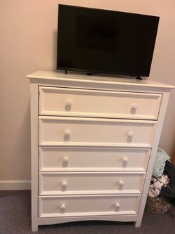 White dresser