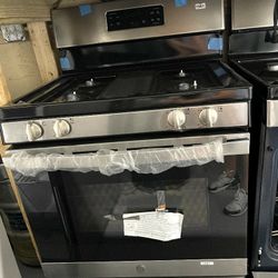 GE 30” FREE STANDING GAS STOVE STAINLESS STEEL $400
