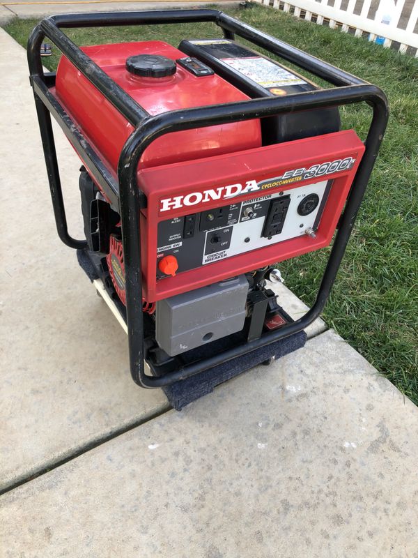 Honda generator EB 3000 3000Watts runs excellent with the most reliable