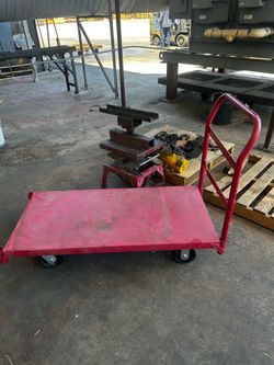 Heavy duty platform utility cart.