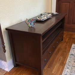 Solid Wood Shelving Unit 