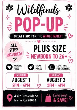 Pop up  sale!!!