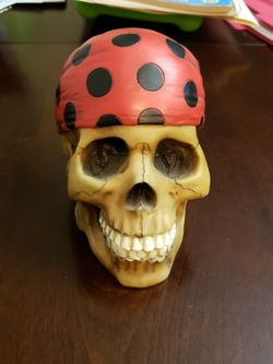 Pirate Skull Piggy Bank