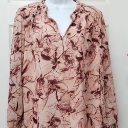Floral Top Size L
