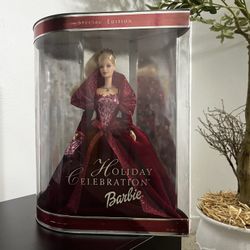 2002 Holiday Celebration Barbie Special Edition Collectible