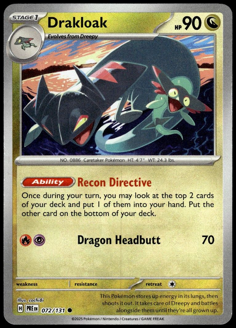 Drakloak [Poke Ball] #72 Pokemon Prismatic Evolutions
