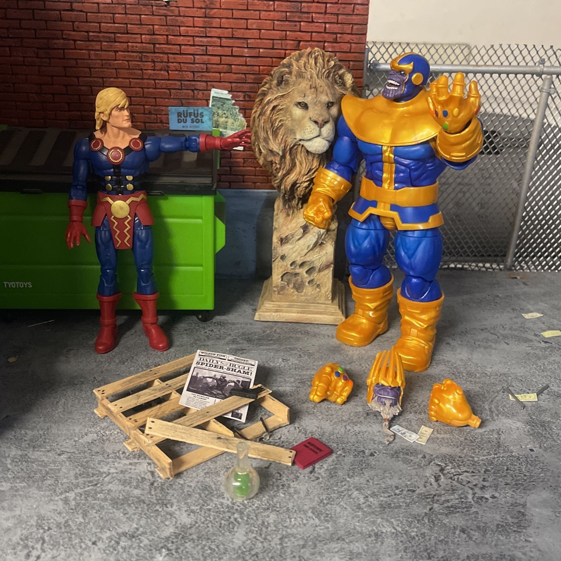 Marvel Legends Eternals Ikaris Vs Thanos Set