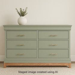 Wood bedroom dresser