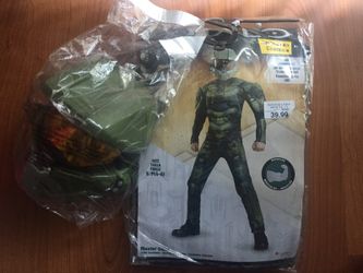 Halo Boys Halloween Costume Size Small New Never Worn