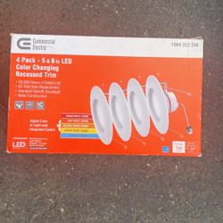 4 Pack LED Color Changing Lights 