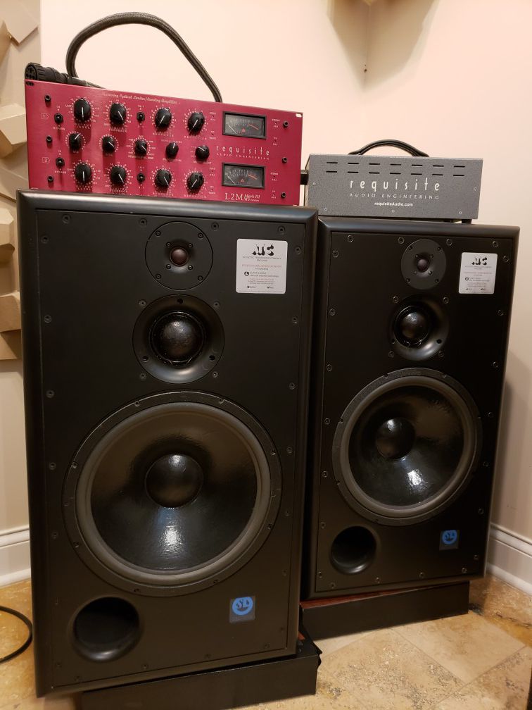 ATC SCM-150SL studio speakers + Requisite Audio L2M Mark 3 MS compressor