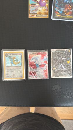 Pokémon Cards MP lot.  Dark Dragonite. Reshiram. Zekrom