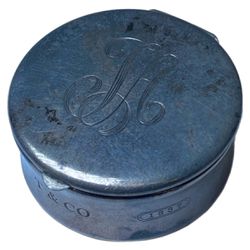 Vintage Tiffany & Co Silver 1837 Pill Case
