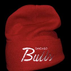 Chicago Bulls Script Beanie Toque Mitchell Ness Nba Basketball Jordan Pippen
