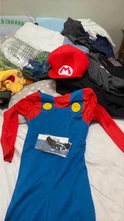 Mario Costume 4-6 Boys