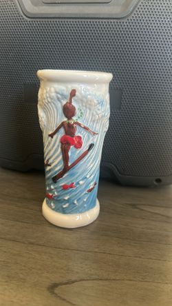 Trader Dicks surfer girl mug