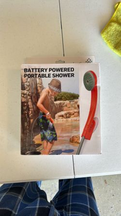 Battery Powered Portable Shower