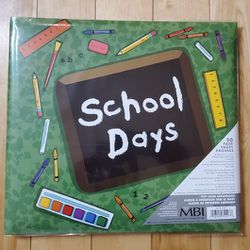 NEW Designed For Life 'School Days' Top Load 20 Page Scrapbook (12" x 12" ~ 2 scrapbooks available)