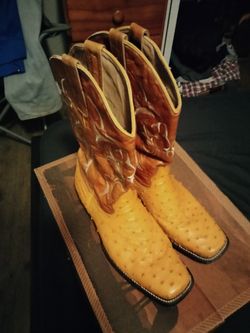 Original Ostrich Boots Far West