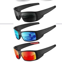 Sports Sunglasses-Men Polarized Mens-Sunglasses: Wrap Around Sun Glasses for Cycling Fishing with UV400 Protection
