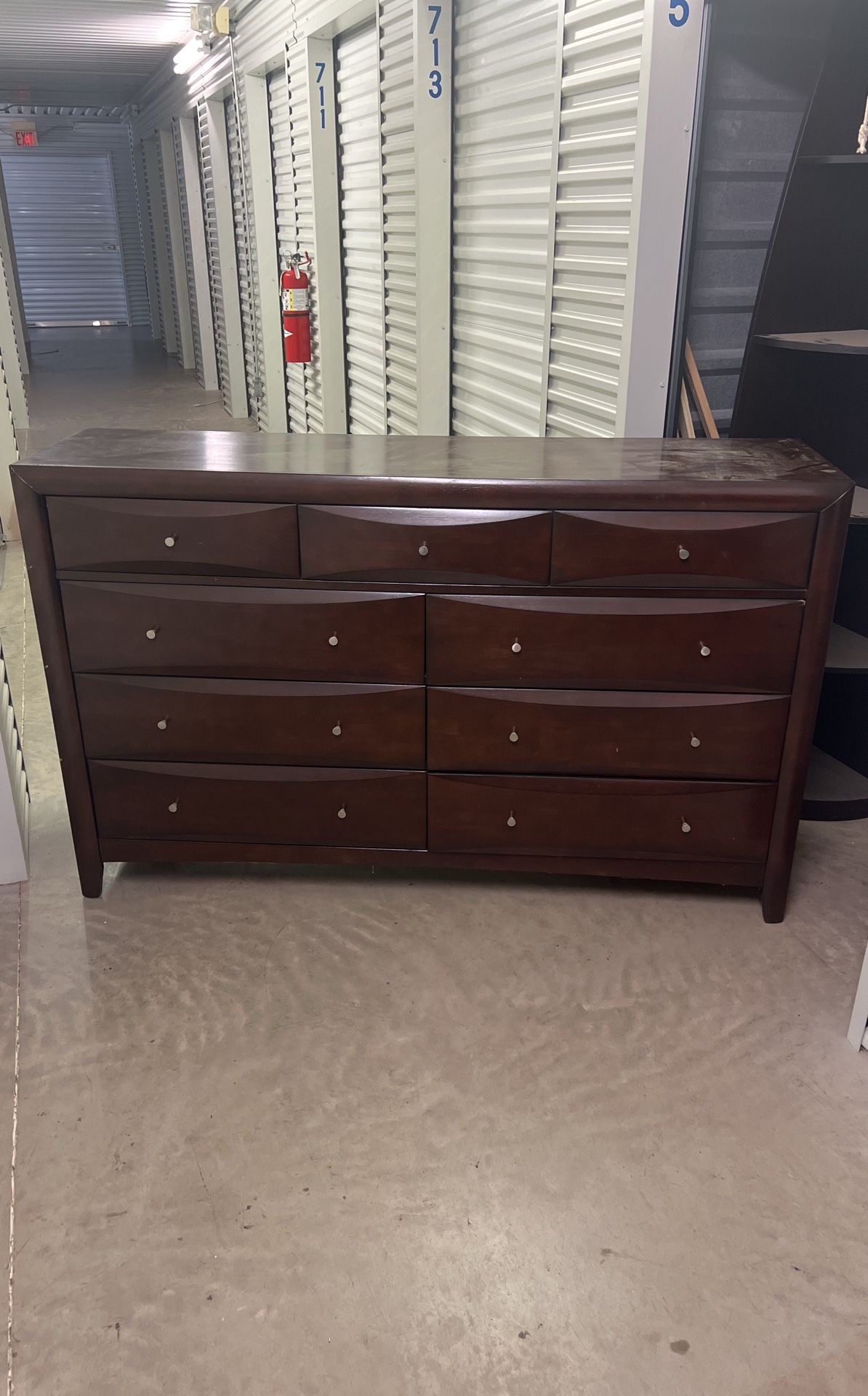 Nine drawer dresser