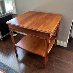 New Amish Solid Cherry Phillip Levy End Table