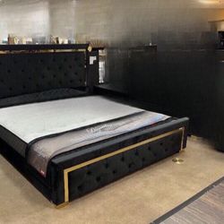 Black King Size Bed Frame 