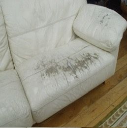 White Leather Sofa