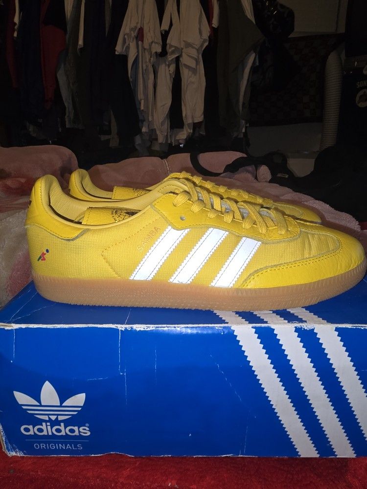 Size adidas Oyster Holdings x Samba OG Equipment Yellow White
