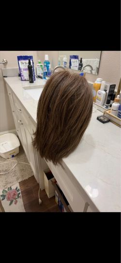 Raquel Welch synthetic wig,  bought at Mimi’s wigs Dallas.