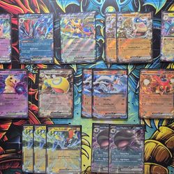 POKEMON Journey Together 17 Card EX Lot Double Rare Holo